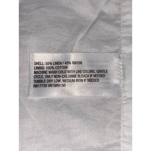 A New Day Womens White Sleeveless Button-Front Dress With Pockets Size Small - Picture 11 of 11